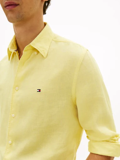 Hemden lange mouw geel Tommy Hilfiger - Image 4
