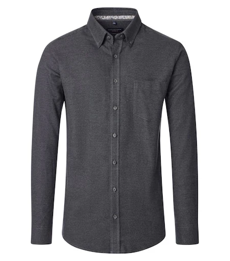 Hemden lange mouw grijs Casa Moda