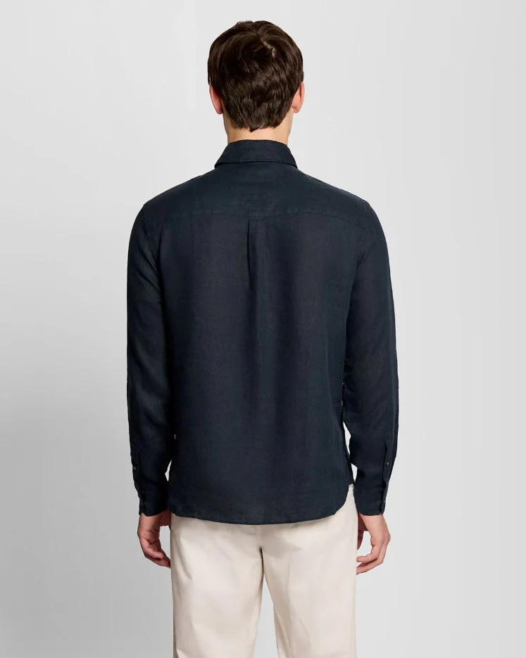 Hemden lange mouw grijs Lyle & Scott - Image 2