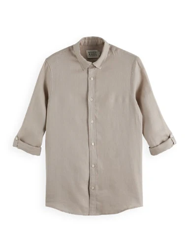 Hemden lange mouw grijs Scotch & Soda - Image 4