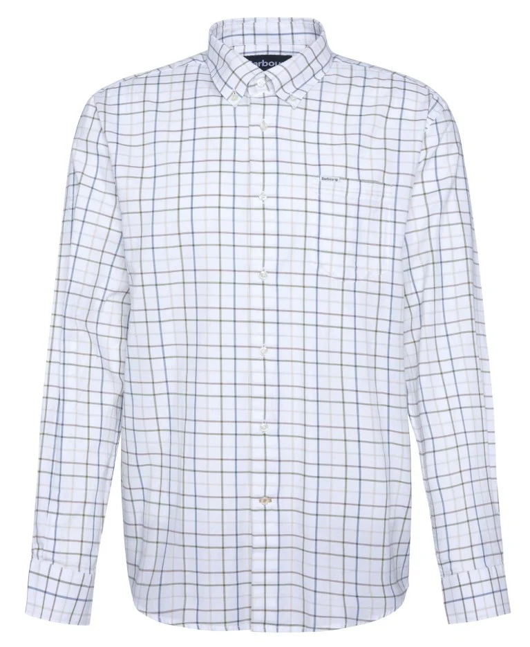 Hemden lange mouw groen Barbour - Image 2