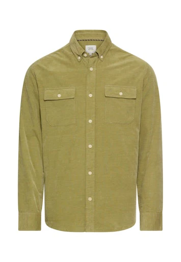 Hemden lange mouw groen Camel active