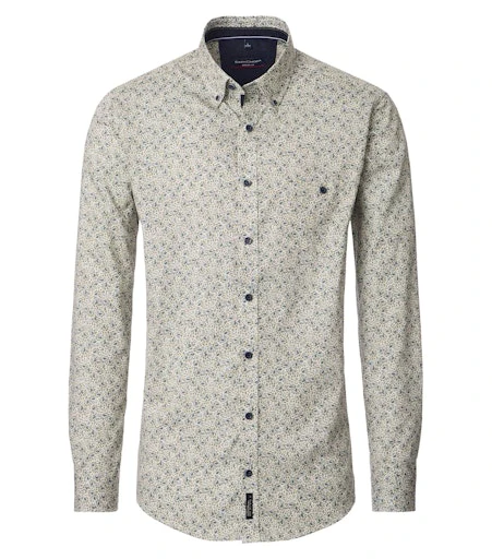 Hemden lange mouw groen Casa Moda