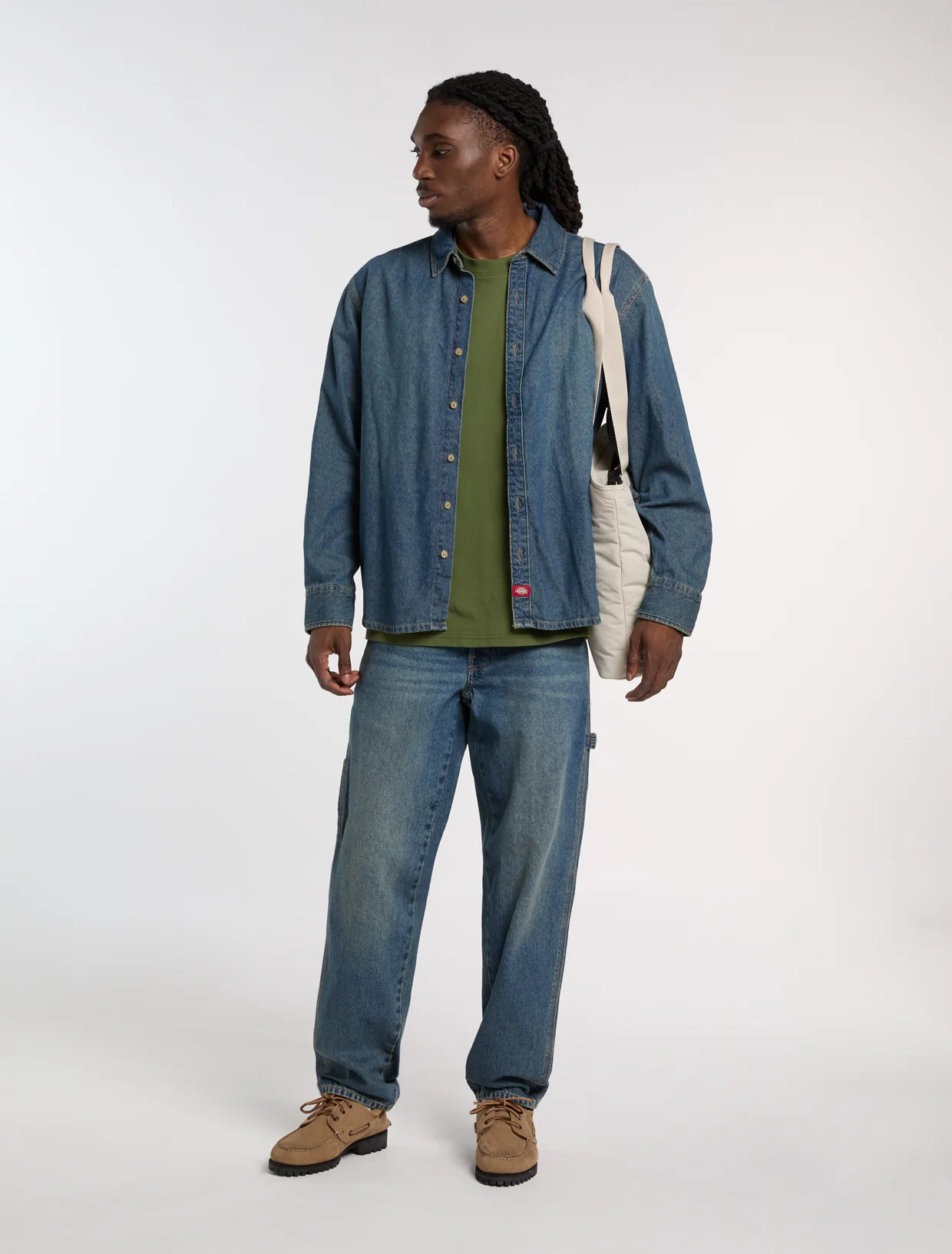 Hemden lange mouw groen Dickies - Image 3