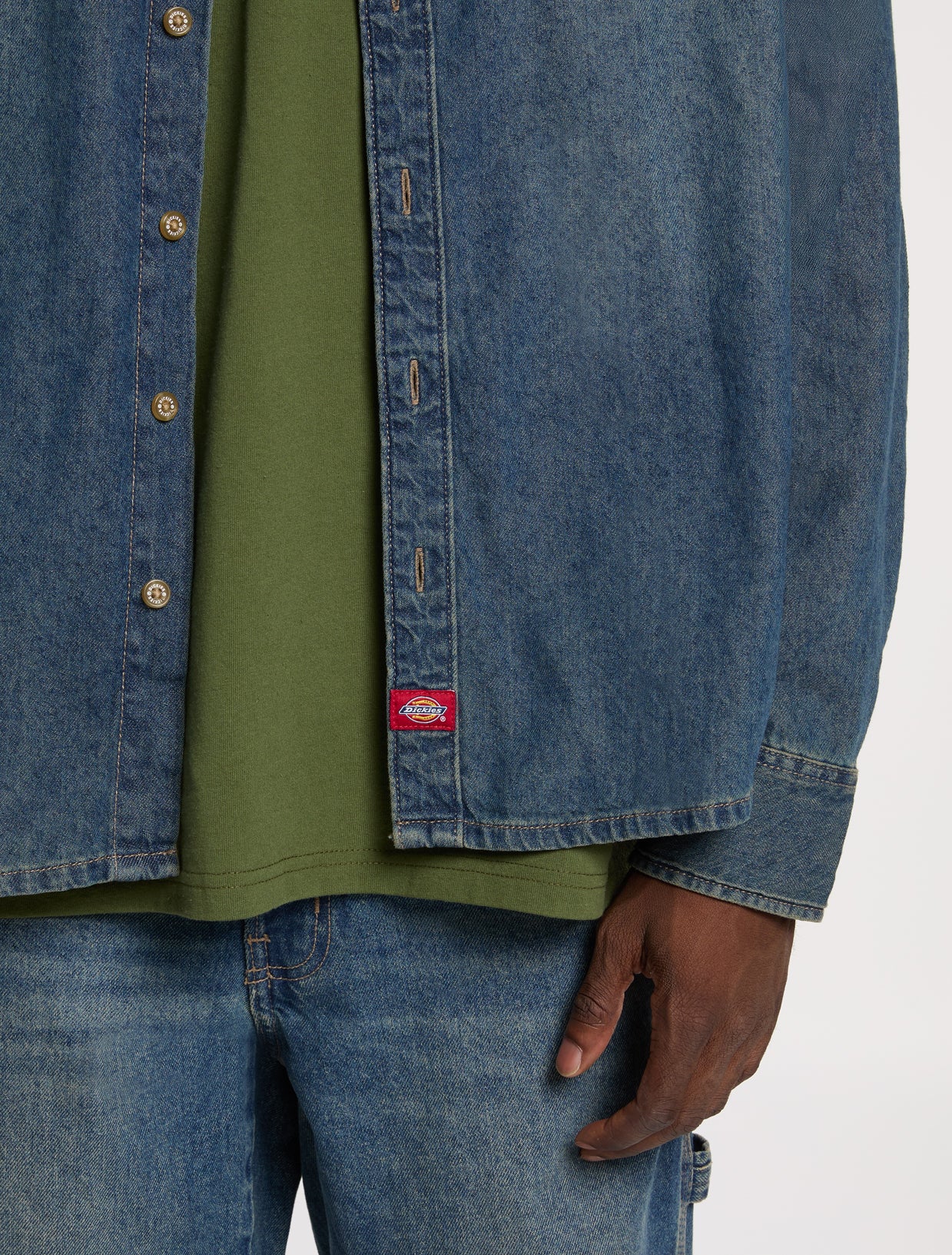 Hemden lange mouw groen Dickies - Image 6
