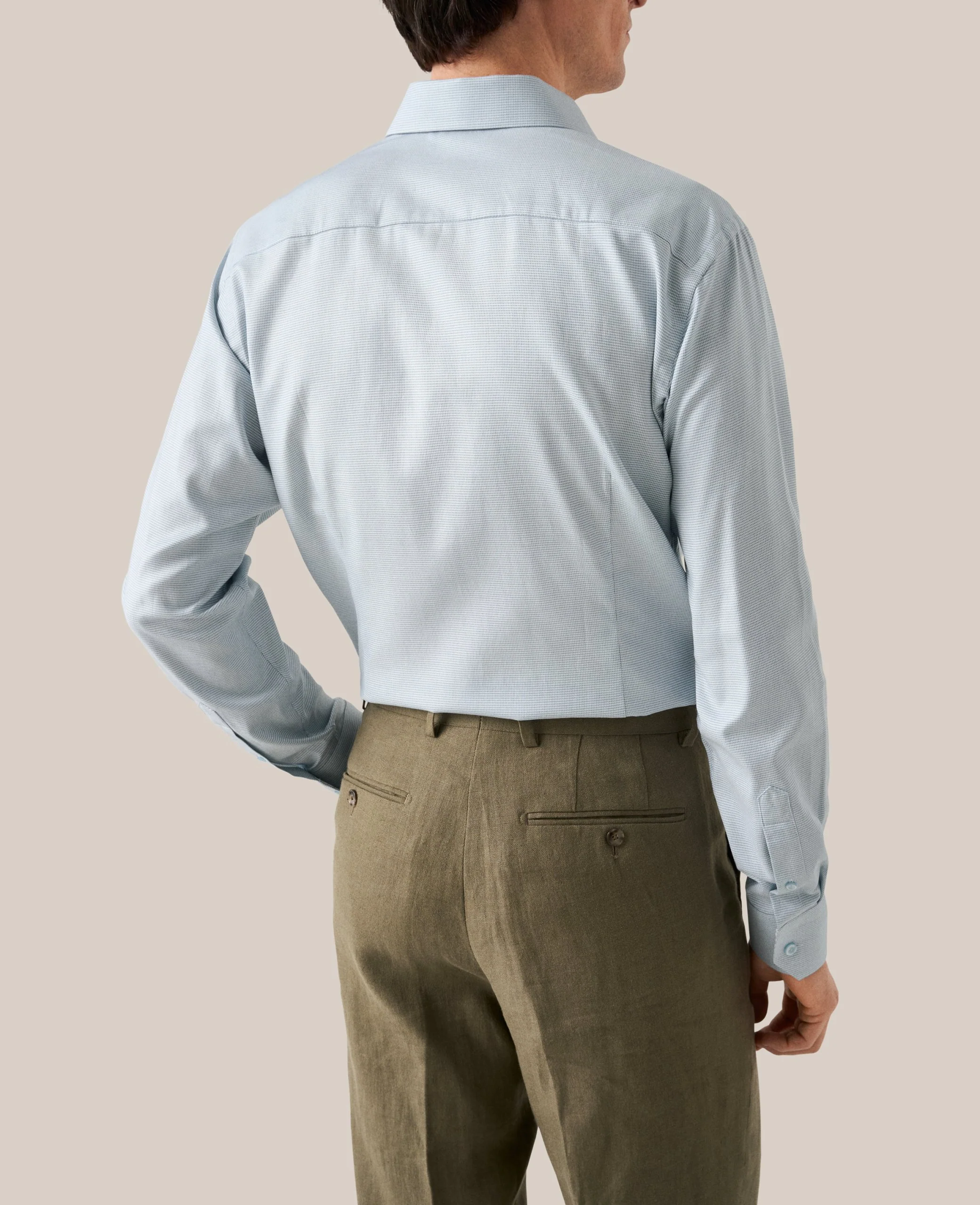 Hemden lange mouw groen ETON SHIRT - Image 2
