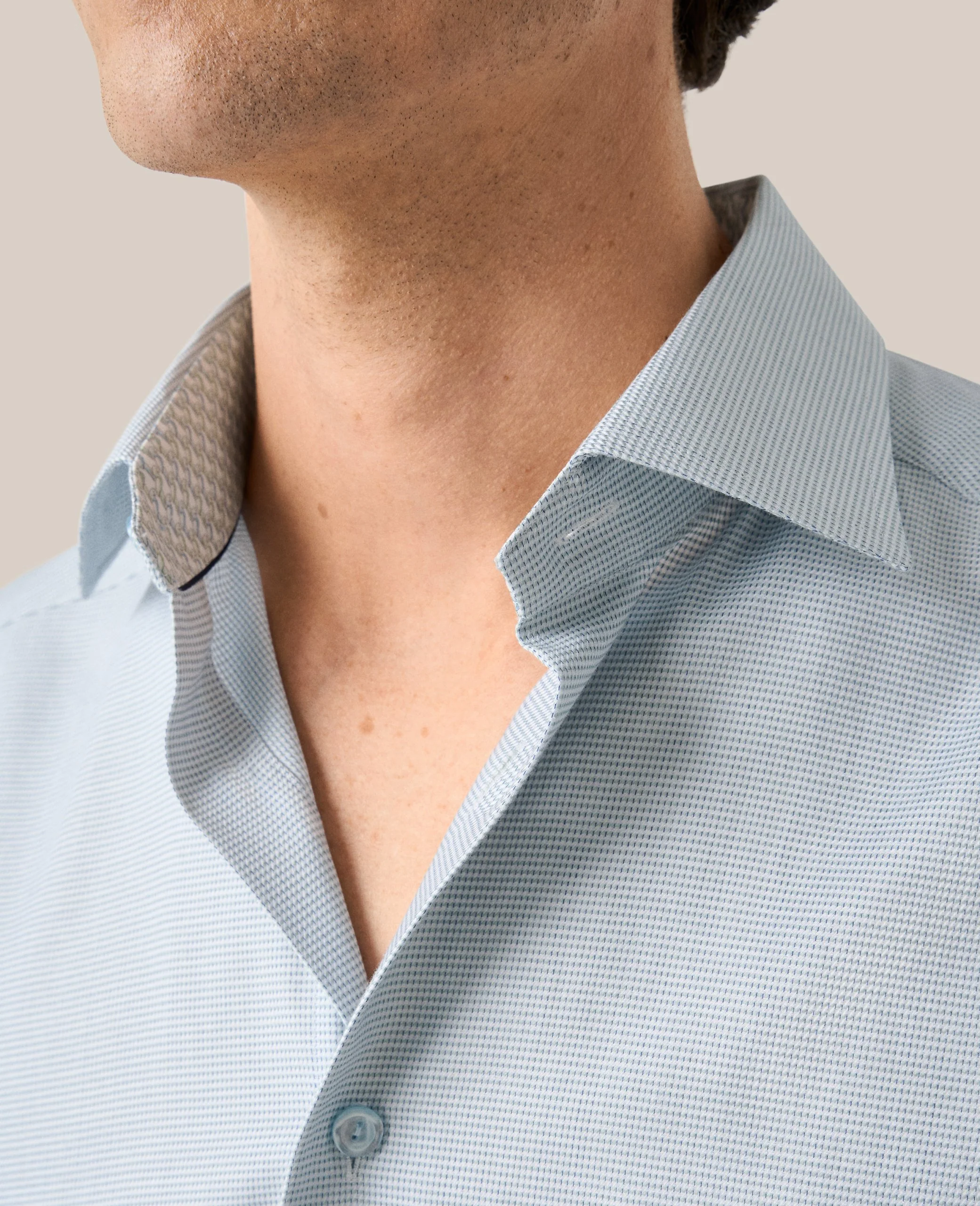 Hemden lange mouw groen ETON SHIRT - Image 3