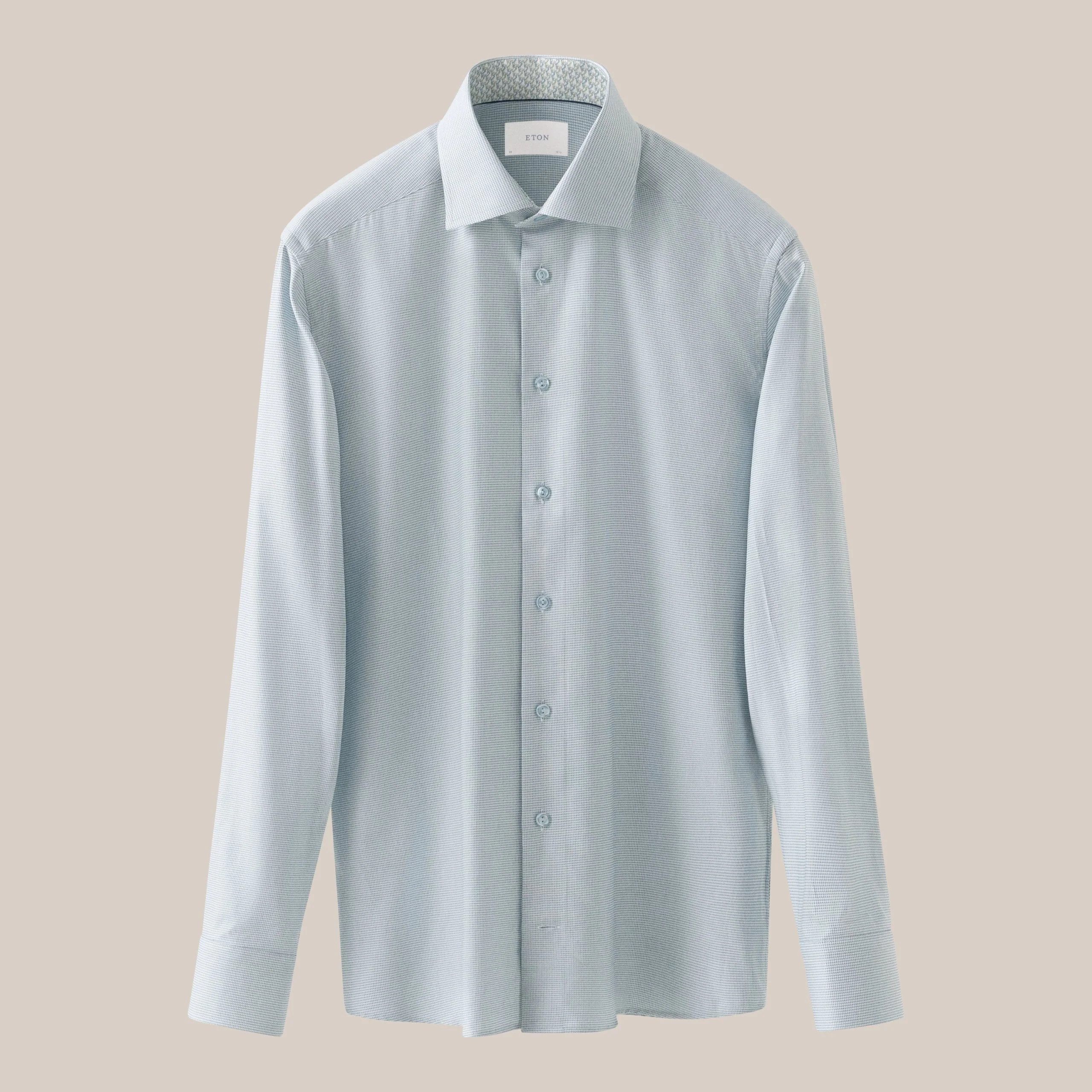 Hemden lange mouw groen ETON SHIRT - Image 6