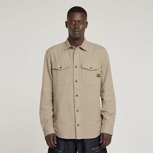 Hemden lange mouw groen G-Star Raw