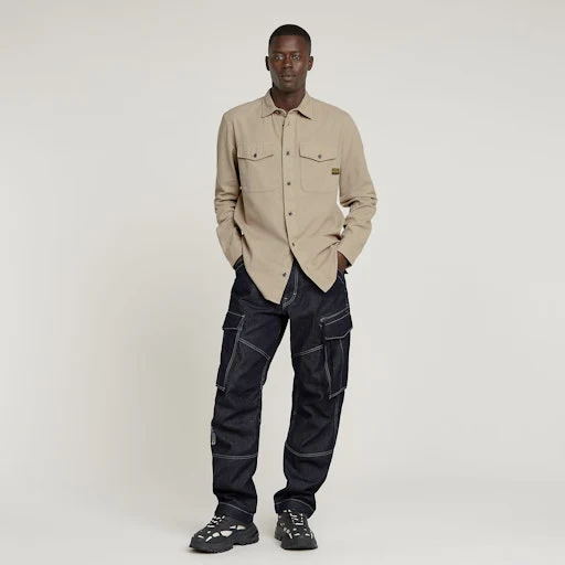 Hemden lange mouw groen G-Star Raw - Image 3