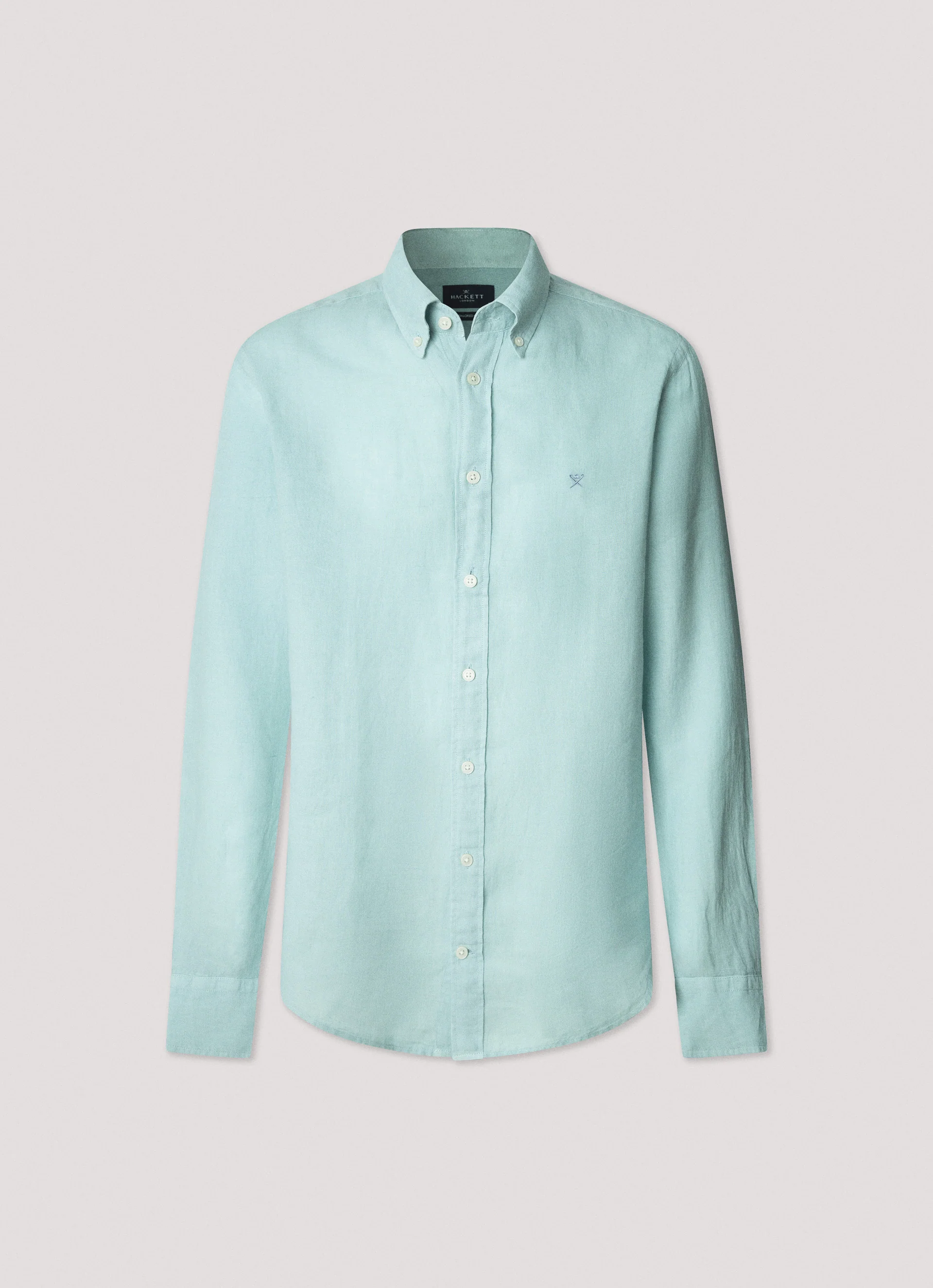 Hemden lange mouw groen Hackett London - Image 3