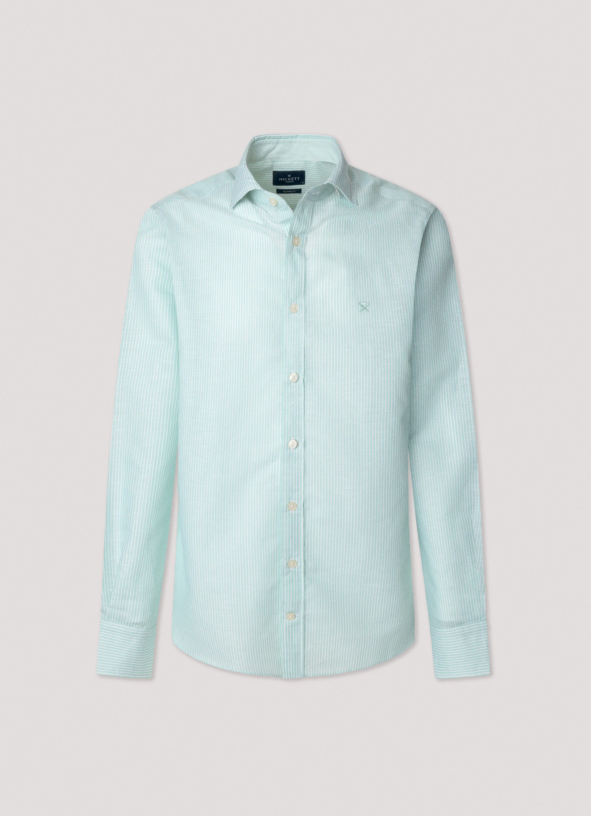 Hemden lange mouw groen Hackett London - Image 3