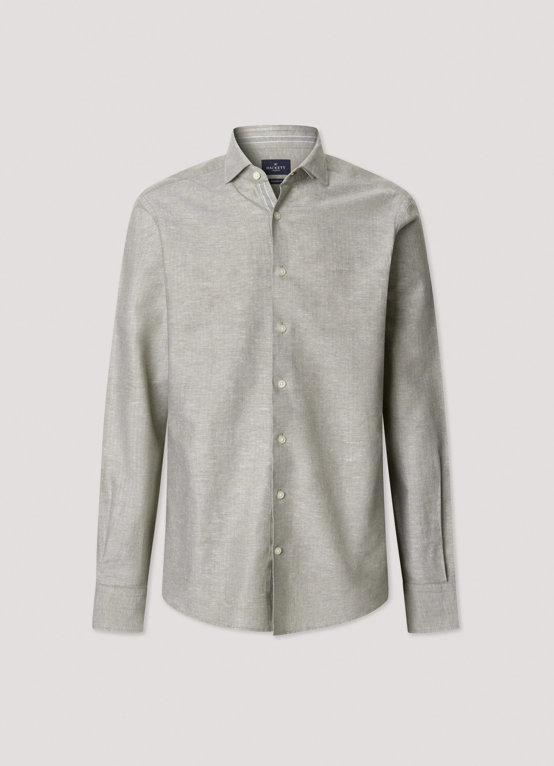 Hemden lange mouw groen Hackett London - Image 3