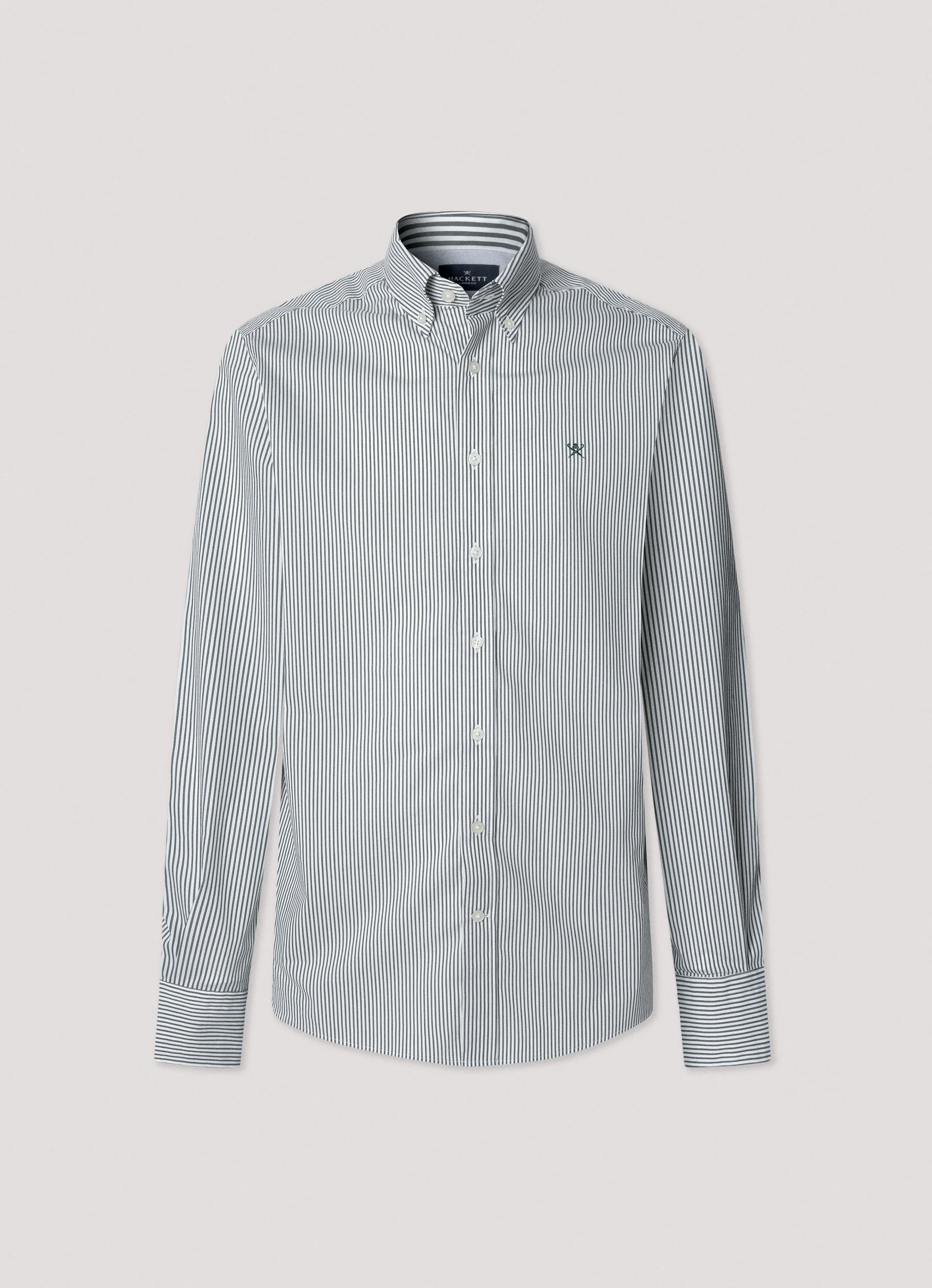 Hemden lange mouw groen Hackett London - Image 4