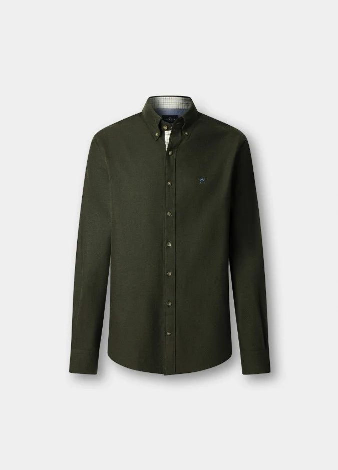Hemden lange mouw groen Hackett London - Image 3