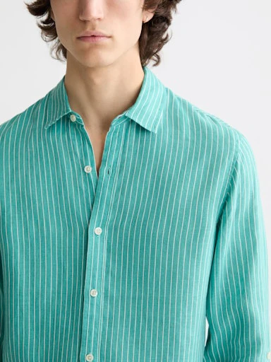 Hemden lange mouw groen Scotch & Soda - Image 3