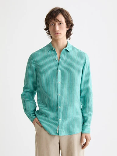 Hemden lange mouw groen Scotch & Soda - Image 4