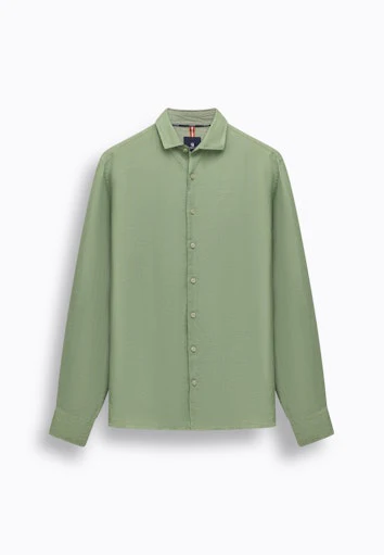 Hemden lange mouw groen State of Art
