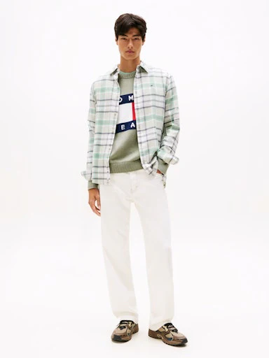 Hemden lange mouw groen Tommy Jeans - Image 3