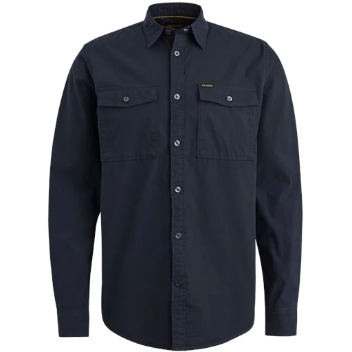 Hemden lange mouw navy PME