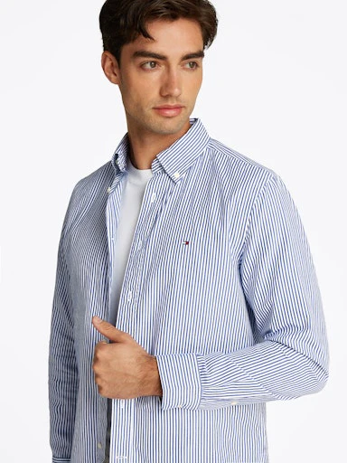 Hemden lange mouw blauw Tommy Hilfiger - Image 10