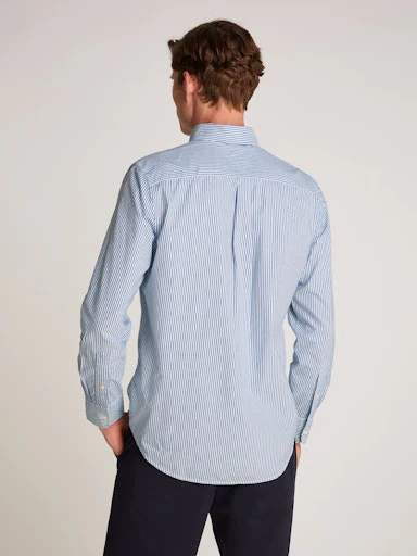 Hemden lange mouw blauw Tommy Hilfiger - Image 4