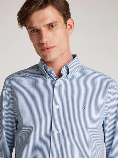 Hemden lange mouw blauw Tommy Hilfiger - Image 5