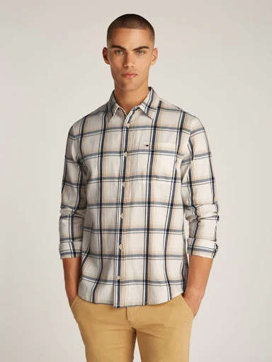 Hemden lange mouw multicolor Tommy Jeans