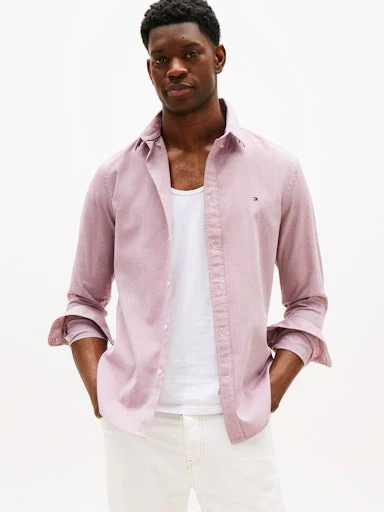 Hemden lange mouw multicolor Tommy Hilfiger