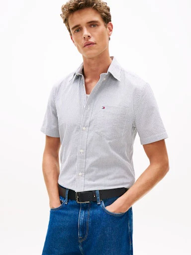 Hemden lange mouw multicolor Tommy Hilfiger