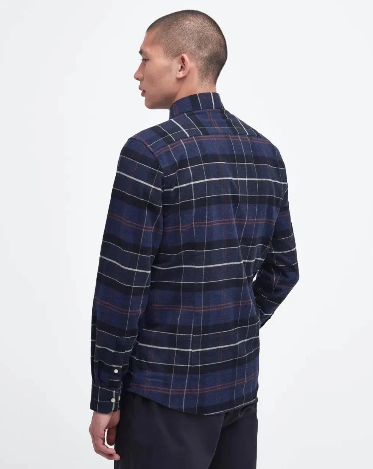 Hemden lange mouw navy Barbour - Image 2