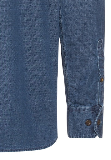Hemden lange mouw navy Camel active - Image 4