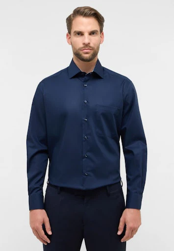 Hemden lange mouw navy ETERNA - Image 2