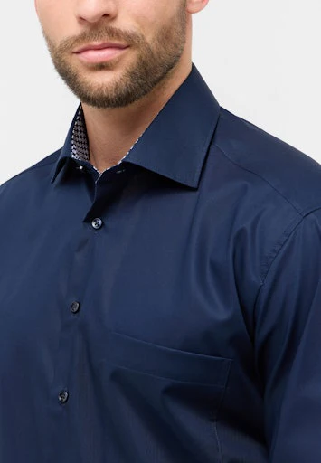 Hemden lange mouw navy ETERNA - Image 3