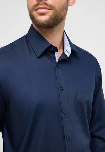 Hemden lange mouw navy ETERNA - Image 3