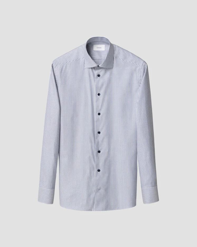 Hemden lange mouw navy ETON SHIRT - Image 2