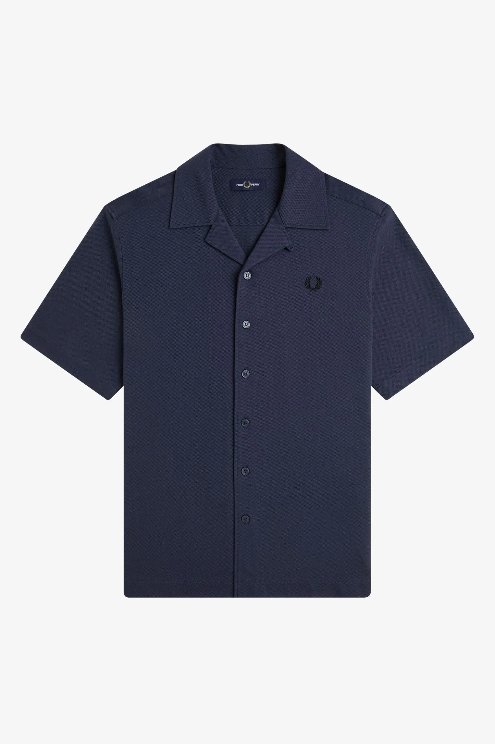Hemden lange mouw navy Fred Perry - Image 3
