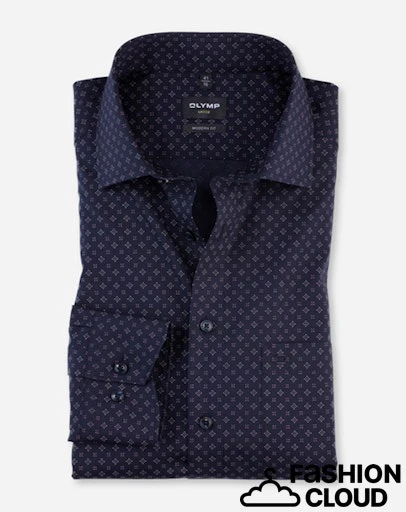 Hemden lange mouw navy OLYMP - Image 2