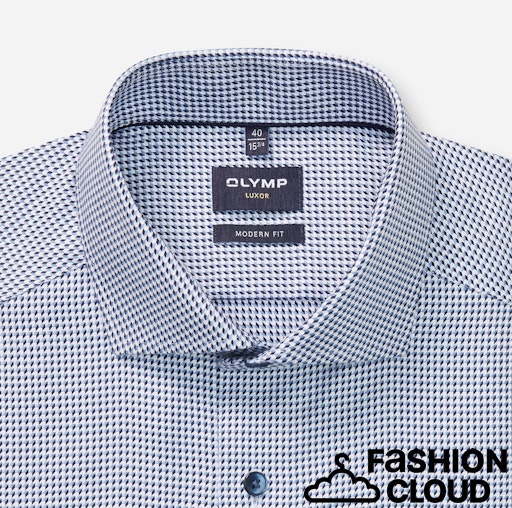 Hemden lange mouw navy OLYMP - Image 2