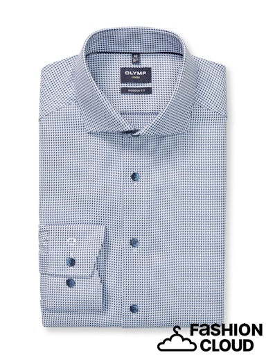 Hemden lange mouw navy OLYMP - Image 4
