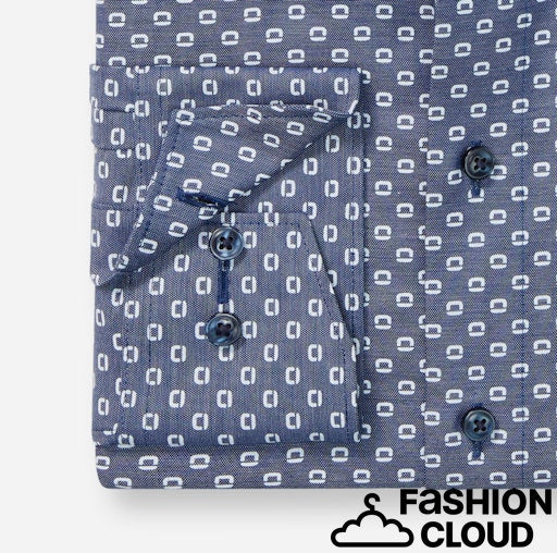 Hemden lange mouw navy OLYMP - Image 3