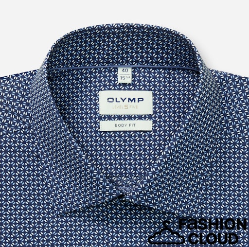 Hemden lange mouw navy OLYMP - Image 2