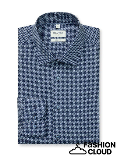 Hemden lange mouw navy OLYMP - Image 4