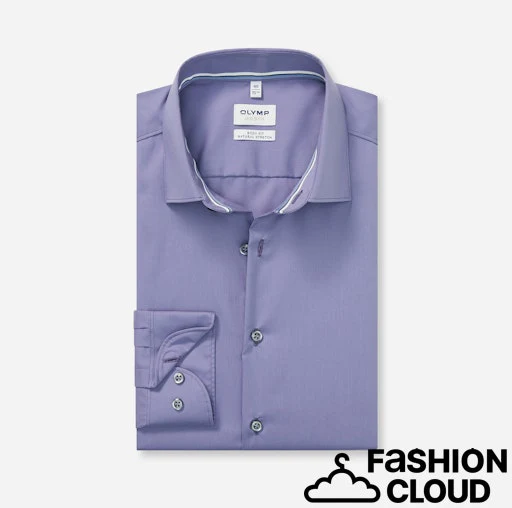 Hemden lange mouw navy OLYMP