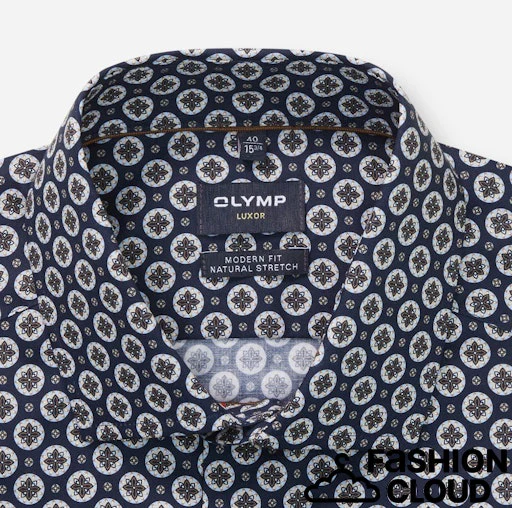 Hemden lange mouw navy OLYMP - Image 2
