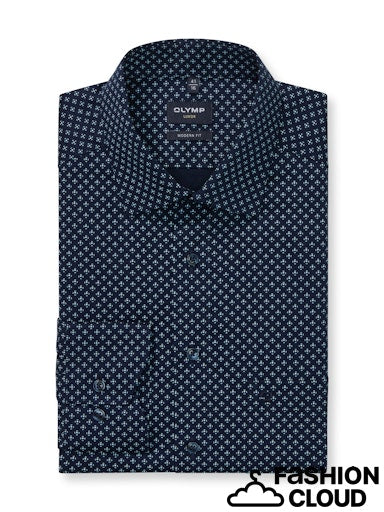 Hemden lange mouw navy OLYMP - Image 4