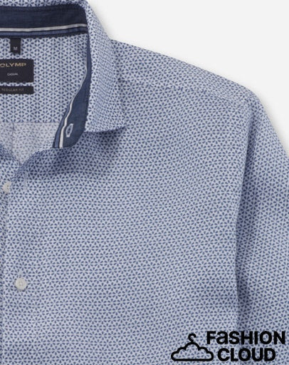 Hemden lange mouw navy OLYMP - Image 3
