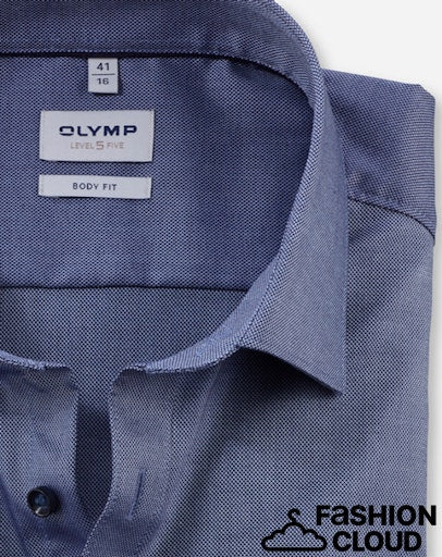 Hemden lange mouw navy OLYMP - Image 3