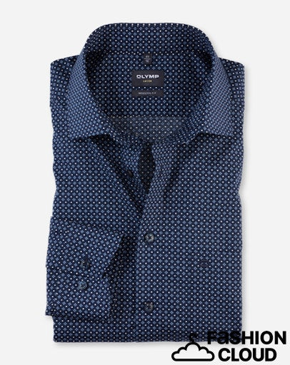 Hemden lange mouw navy OLYMP - Image 2