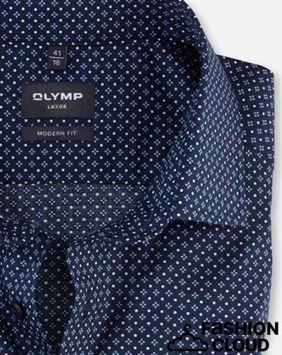 Hemden lange mouw navy OLYMP - Image 3